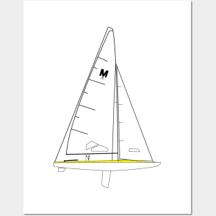 M20 Scow Sailboat Posters and Art